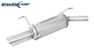 OPEL CORSA C 1.0 12V 60PS Sportauspuff 90mm RALLY Edelstahl