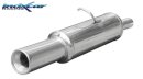 Opel Astra F 1.4 60PS Sportauspuff 102mm 1992-1996 Edelstahl