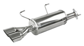 Nissan Juke 1.6 DIG-T 2WD 190PS Sportauspuff 2x80mm Racing Edelstahl