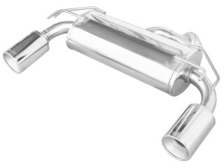 MITSUBISHI LANCER EVO X 2.0 Turbo 295PS Duplex Sportauspuff 120mm Edelstahl