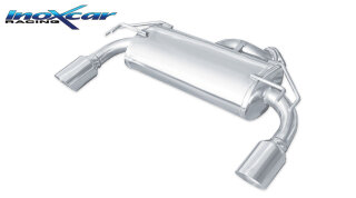 MITSUBISHI LANCER EVO X 2.0 Turbo 295PS Duplex Sportauspuff 102mm RACING Edelstahl