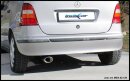 Mercedes CLASSE A160 102PS Sportauspuff 120x80mm Edelstahl