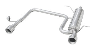 FORD FIESTA 1.6 16V 120PS Duplex Sportauspuff 102mm Edelstahl