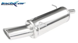 FORD FIESTA 1.2 16V 60-82PS Sportauspuff 120x80mm Edelstahl