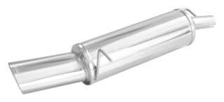 FORD FIESTA 1.4 16V 80PS Sportauspuff 120x80mm Edelstahl