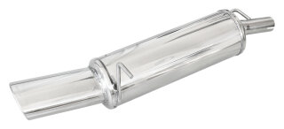 FORD FIESTA 1.2 16V 75PS Sportauspuff 120x80mm Edelstahl