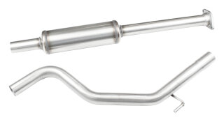 Fiat Grande Punto 199 1.4 16V T-JET 120PS Mittelschalldämpfer Edelstahl