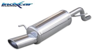 Fiat Grande Punto 199 1.4 8V 77PS 1.4 16V 95PS Inoxcar Sportauspuff 120x80mm Edelstahl