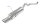 FIAT PUNTO 188 2B 1.9 8V JTD MJET HGT 101PS Sportauspuff 120x80mm Edelstahl