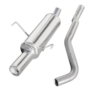 Fiat Punto 188 1.9 JTD 8V 86PS Inoxcar Sportauspuff 80mm Edelstahl