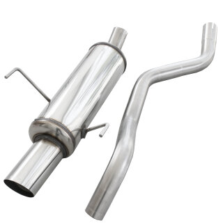 Fiat Punto 188 1.8 16V HGT 131PS Inoxcar Sportauspuff 90mm RALLY Edelstahl