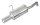 Fiat Panda 169 1.4 16V 100PS Sportauspuff 80mm Edelstahl
