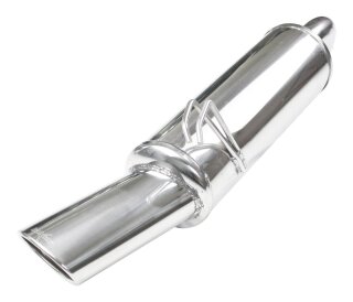 Fiat Coupe 1.8 16V 131PS Inoxcar Sportauspuff 120x80mm Edelstahl