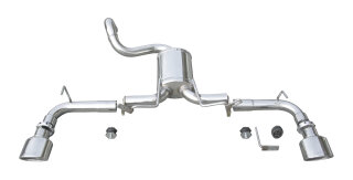 FIAT 500 1.4 16V 100PS Sportauspuff DUPLEX 120x80mm Edelstahl