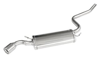 Fiat Cinquecento 0.9 1.1 Inoxcar Sportauspuff 80mm Edelstahl