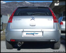 Citroen C4 1.6 16V 110PS Sportauspuff 102mm Edelstahl