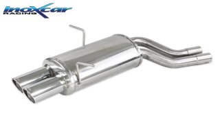 BMW E46 320i 150PS Sportauspuff 2x80mm X-RACE Edelstahl