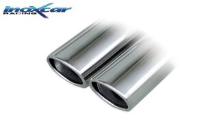 BMW E36 325i 24V 192PS/328i 24V 193PS Sportauspuff 2x90x70mm Edelstahl