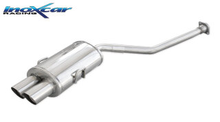 BMW E36 320i Sportauspuff 2x80mm RACING Edelstahl