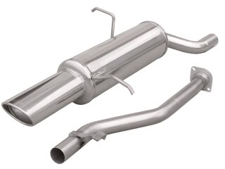 BMW E36 318 Ti Compact 140PS Sportauspuff 120x80mm Edelstahl