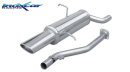 BMW E36 318 Ti Compact 140PS Sportauspuff 120x80mm Edelstahl