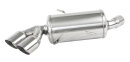 BMW E87 116i-118i Sportauspuff 2x80mm RACING Edelstahl
