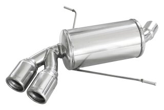 BMW E87 116i-118i Sportauspuff 2x80mm Edelstahl