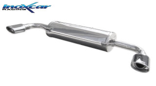 Audi TT 8J 2.0 TFSi 200PS Duplex-Enschalldämpfer mit Endrohr 120x80mm Oblong Edelstahl
