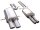 Audi A4 B5 RS4 2.7 Biturbo 380PS Mittelrohr Sportauspuff 2x90x70mm Edelstahl