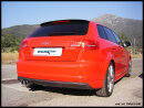Audi A3 8P S3 2.0 TFSI 265PS Sportback Mittelschalldämpfer Edelstahl