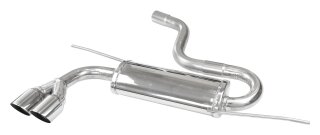 Audi A3 8P 1.8 TFSI 160PS SPORTBACK Sportauspuff 2x80mm RACING Edelstahl