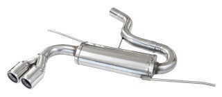 Audi A3 8P 1.8 TFSI 160PS SPORTBACK Sportauspuff 2x80mm Edelstahl