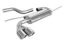 Audi A3 8P 2.0 TDI 140PS Sportauspuff 2x80mm X-RACE...