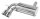 Audi A3 8P S3 2.0 TFSI 265PS Sportauspuff 2x80mm X-Race Edelstahl