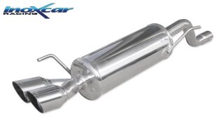 Alfa Romeo Mito 1.4 16V TB 120PS Sportauspuff 2x80mm RACING Edelstahl