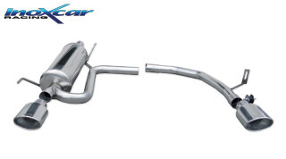 Abarth Grande Punto Duplex-Sportauspuff 120x80mm Edelstahl