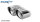 Skoda FABIA 1.2 TSI 90PS Sportauspuff 2x80mm X-RACE Edelstahl