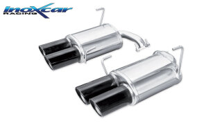 Subaru Impreza STI 300PS Inoxcar Sportauspuff 90mm X-RACE BLACK Edelstahl