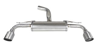 VW GOLF 7.5 2.0 GTI 245PS Endschalldämpfer 102mm RACING R+L Edelstahl