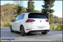 VW GOLF 7.5 2.0 GTI 245PS Endschalldämpfer 102mm RACING R+L Edelstahl