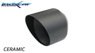 VW GOLF 7.5 2.0 GTI 245PS Duplex-Sportauspuff 100mm Racing Black Ceramic Edelstahl