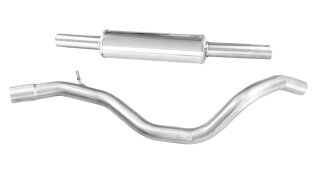 Renault Megane 4 GT 1.6 TCE 205PS Mittelschalldämpfer Edelstahl