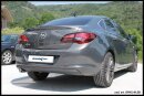 Opel ASTRA J 1.4 Turbo Berlina 140PS Sportauspuff 120x80mm OBLIQUE Edelstahl