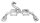 Ford Focus 2.3i RS Turbo Sportauspuff 114mm RACING Edelstahl