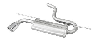 VW Golf 7 1.6 TDI 105PS Sportauspuff 90mm X-RACE Edelstahl