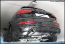 Audi Q3 RS 2.5 TFSI 310PS Sportauspuff OBLIQUE 150x105mm Edelstahl