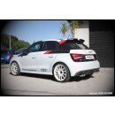 Audi A1 8X S1 2.0 TFSI 231PS QUATTRO Sportback Inoxcar Sportauspuff 2x80mm X-RACE Edelstahl