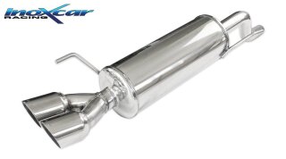 Alfa Romeo Mito 1.4 8V 78PS Inoxcar Sportauspuff 80mm RACING Edelstahl