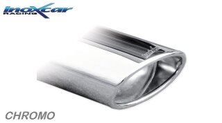Mercedes A-Klasse A180 1.4CDI 110PS Sportauspuff 150x105mm oblique Edelstahl