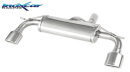 Mercedes A-Klasse A250 Sport 2.0 Turbo 2WD 211PS Duplex Sportauspuff 120x80mm Edelstahl